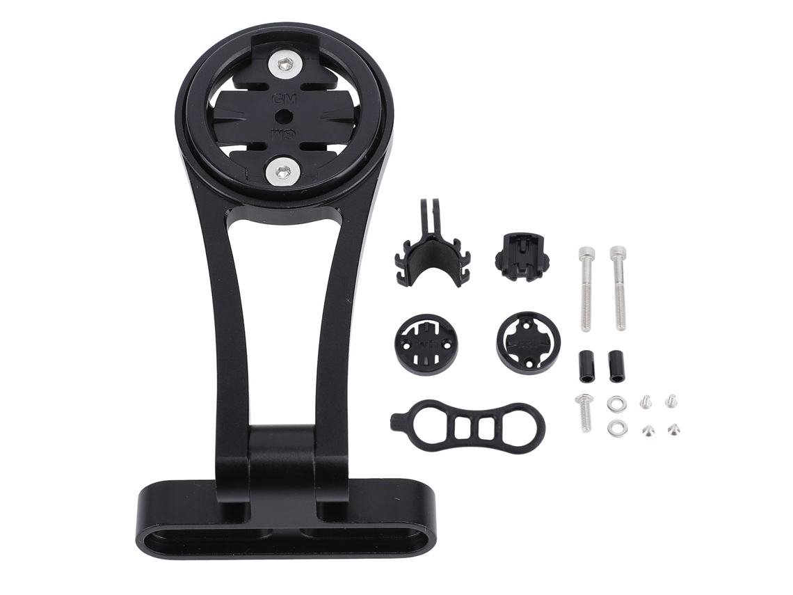Suporte Extendido Mali para computador de ciclismo em liga de alumínio com apoio no guidão