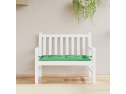 Vidaxl Almofadão P/ Banco De Jardim 110x50x7cm Tecido Oxford Verde
