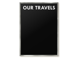 Magnetic Wall Board Our Travels For The Office Espelharte (50x70 Cm)