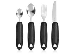 Conjunto De Talheres Pesados ​​para Mãos Artríticas, 1 Conjunto, Superfície Polida Anti-tremor.