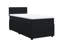 Box Spring Bed, Box Spring Beds Vidaxl Preto Veludo (90 X 190 Cm)