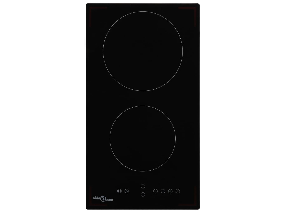 Hob, Hobs Vidaxl Prateado Cerâmica (28.8 Cm)