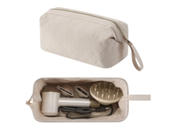 Bolsa de armazenamento para secador de cabelo, multifuncional, branca ZYBLSSBB
