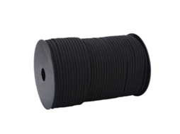 Corda de Paracord Refletiva 550 para Resgate, Amarração, Reboque, 9 Fios, Núcleo Corda, 100m AQUAFORGE (preta)