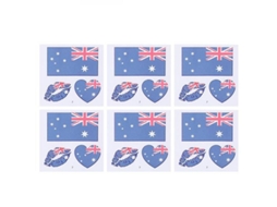 2026 25 Tatuajes Temporales de Bandera Nacional Impermeables Ecológicos para Deportes 6x6x1cm