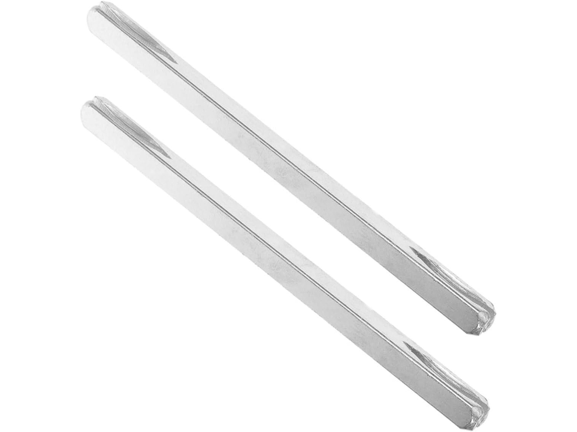Conjunto De 2 Barras Eixo Substituição 8x8x140mm Com Ranhura Para Maçanetas Portas, Reparo De Ferragens Portas Antigas
