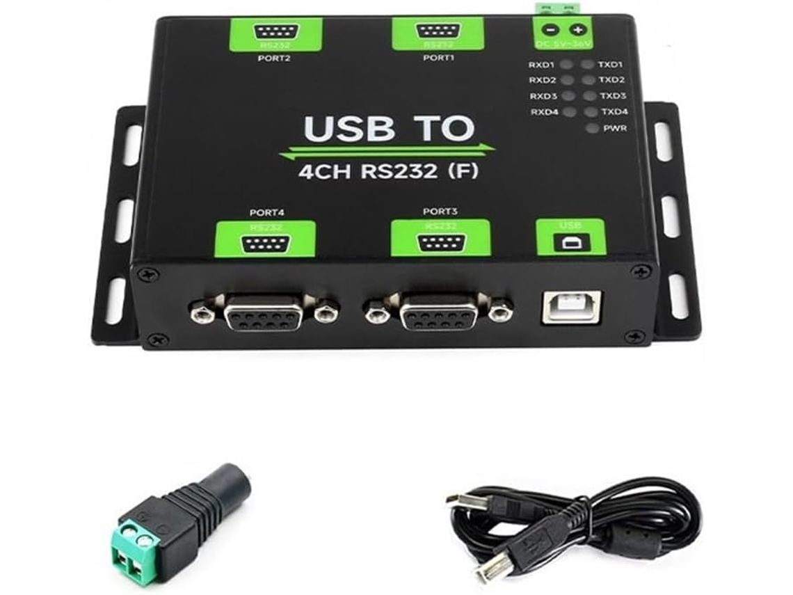 Adaptador Usb Isolado Industrial para Serial Rs232 de 4 Canais com Chip Ft4232hl SFUSHOS