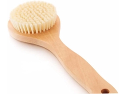Escova De Banho Madeira Iplusmile Com Cabo Longo Para Massagem Corporal, Escova Esfoliante Para Joelhos E Pernas