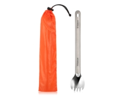 Garfo Colher de Titânio Longo para Camping Tomshoo