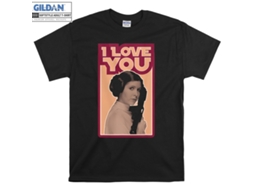 T-shirt Rockinstone Leia I Love You Iconic（xxl）