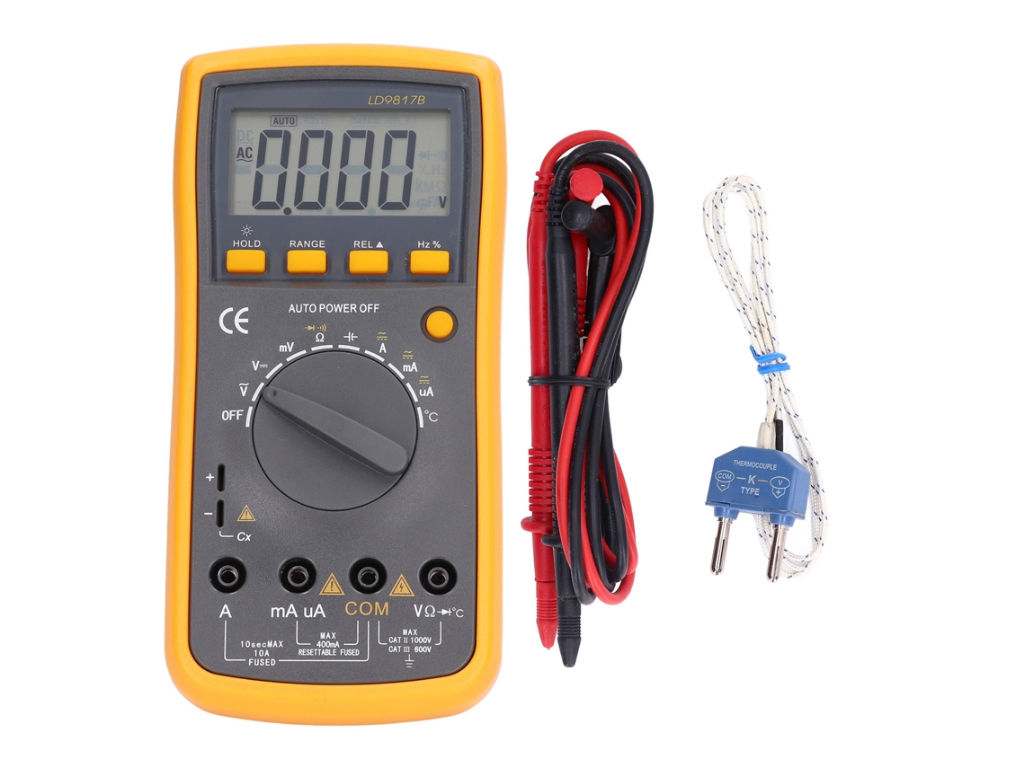 Sonda de Teste de Multímetro J.30026, Cabo de Teste com Plug Banana 4mm, Resistente ao Calor, 20A S/MARCA