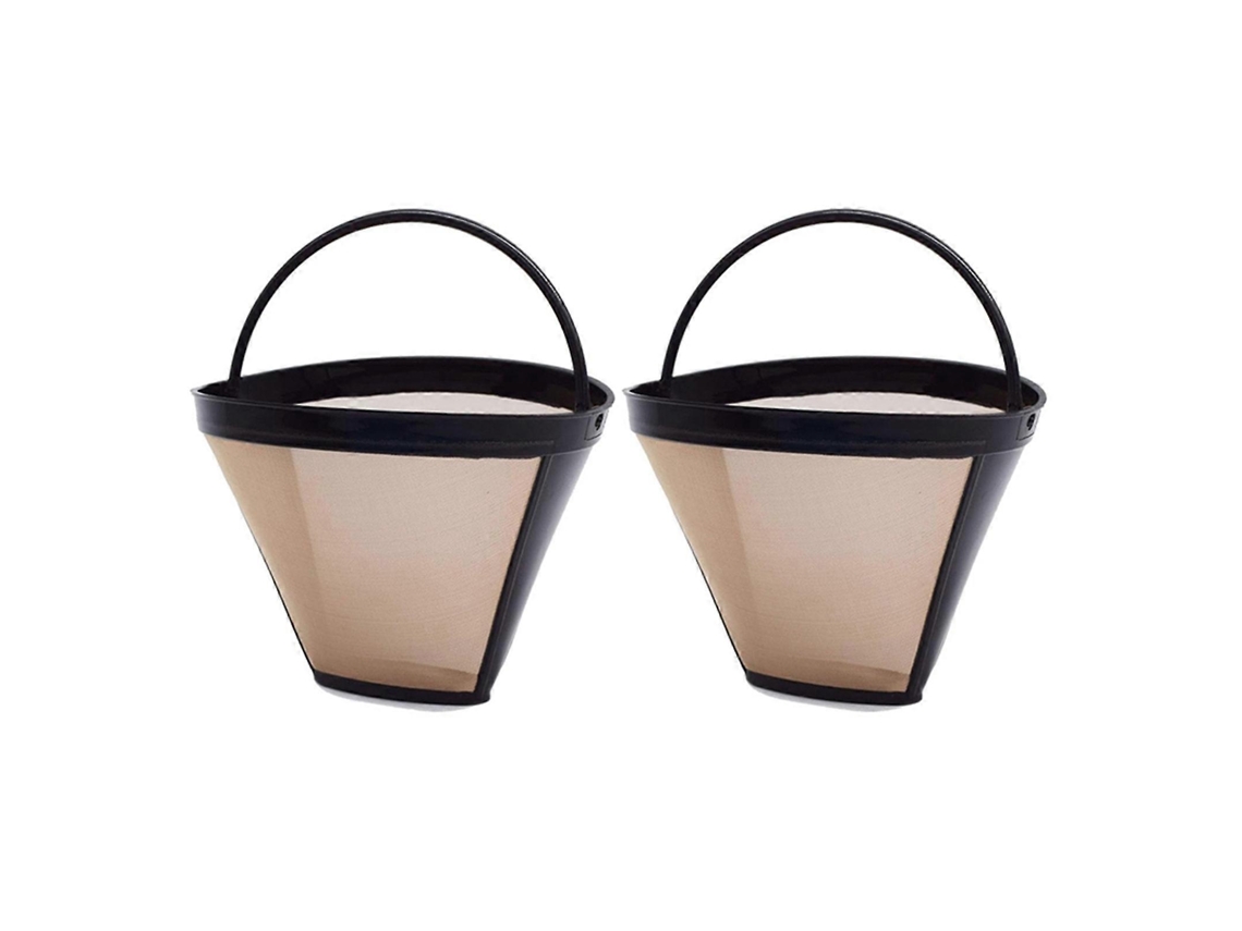 Filtro De Café Em Malha, Utensílio Reutilizável, Cesto Para Coador Acessório Máquinas Cônicas Nº 4
