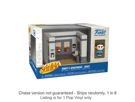 Figura Funko SEINFELD Jerry Mini Momento Diorama Chase Envia 1 em 6