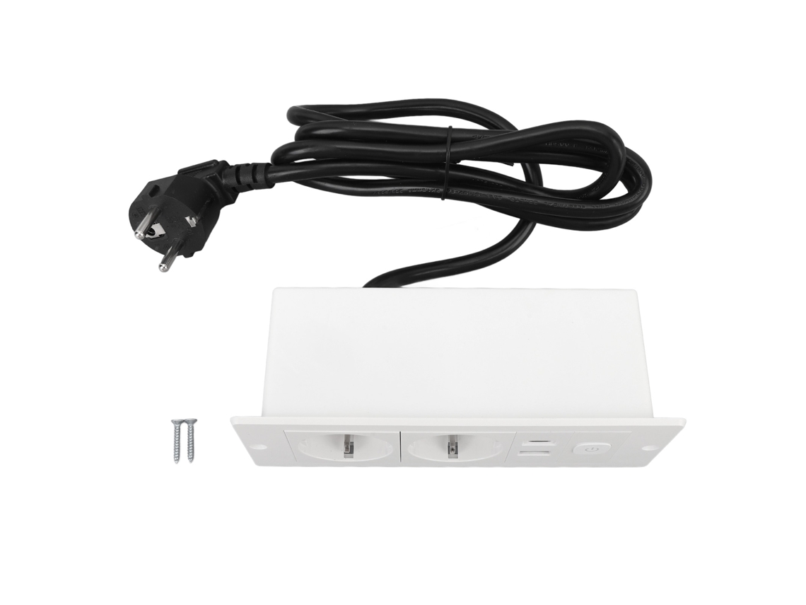 Conector de mesa embutido (USB Tipo-C 3-EM-1, Um Touch Computer)