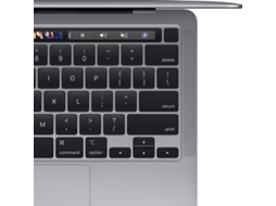 Macbook Pro APPLE Cinzento sideral - MYD82Y/A (13.3'' - Apple M1 - RAM: 8 GB - 256 GB SSD - GPU 8-Core)