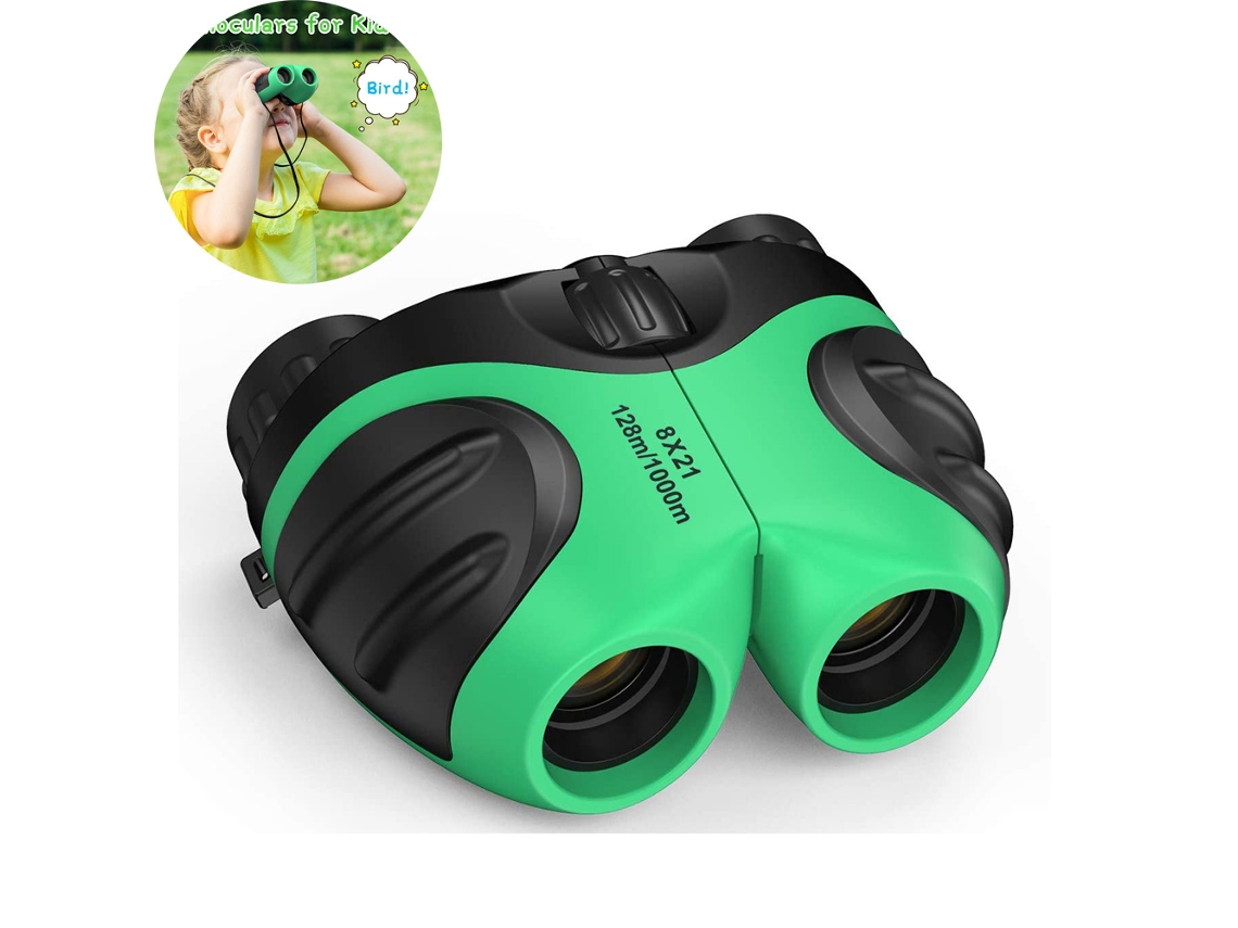 MEOIRUERY Binóculos Para Pequenos Aventureiros, Design Ergonômico Patenteado Para Crianças, Revestimento Multicamadas De Banda Larga Para Uma Visão Cristalina