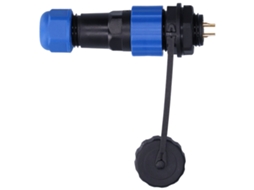 Conector Avião Plug Socket Resistente Durável 2 Pinos
