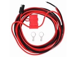 Cabo De Energia De Metal Abs Com Fecho Para Rádio Móvel Motorola Hkn4137a Preto Vermelho
