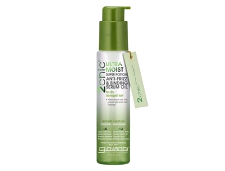 2chic Ultra Moist Super Potein Anti Frizz e Óleo de Sérum de Fixação 81ml Giovanni