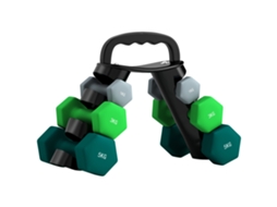 Kit de Halteres com Suporte, 6 unidades BTFORUS
