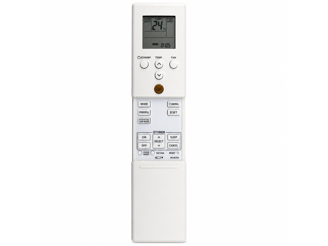 Comando À Distância Para Ar Condicionado Compatível Com Fujitsu Ar-ret5e_zhd