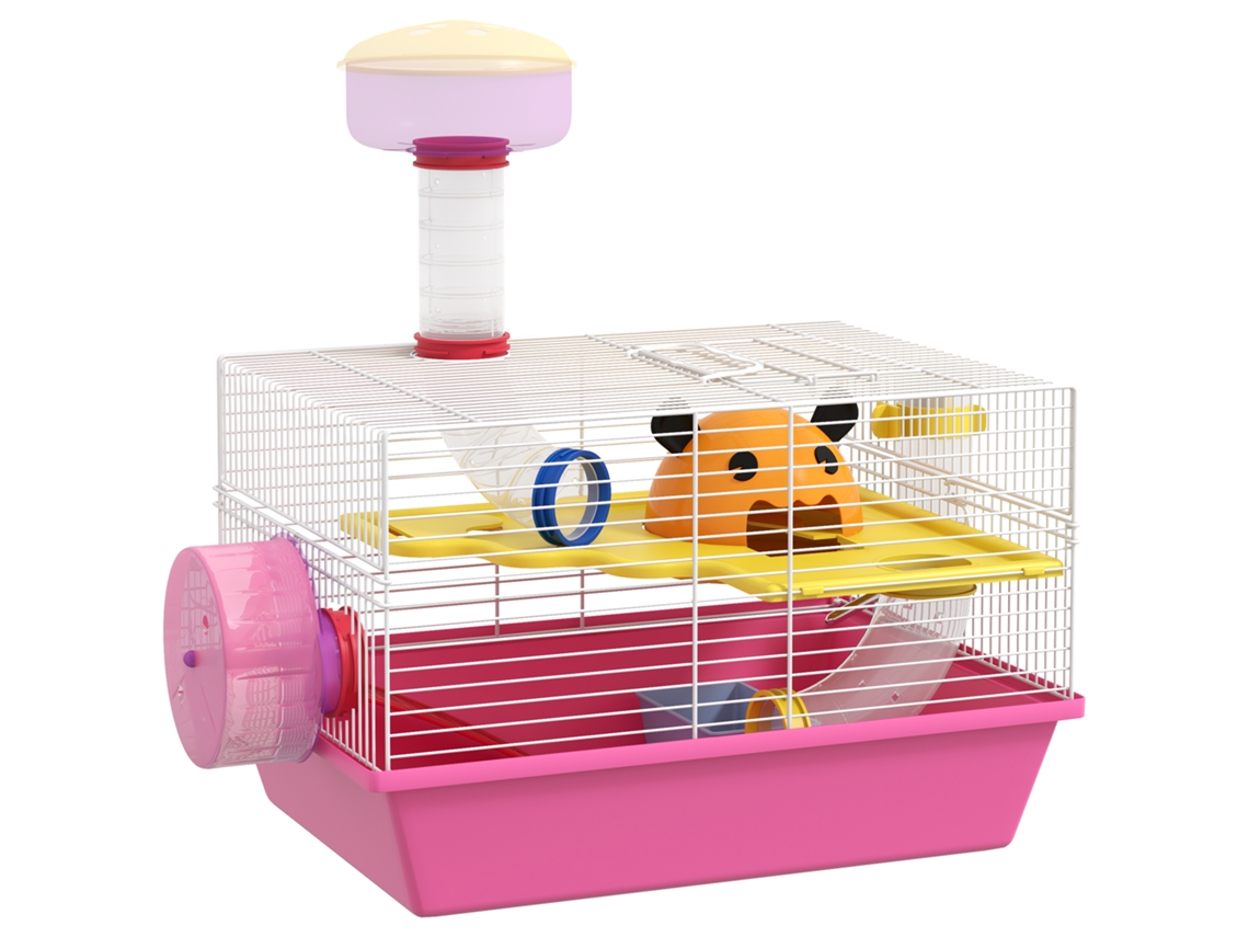 Gaiola Para Hamster Com Comedouro Bebedouro Torre De Observação E Casa 34x27x25 Cm Multicolor