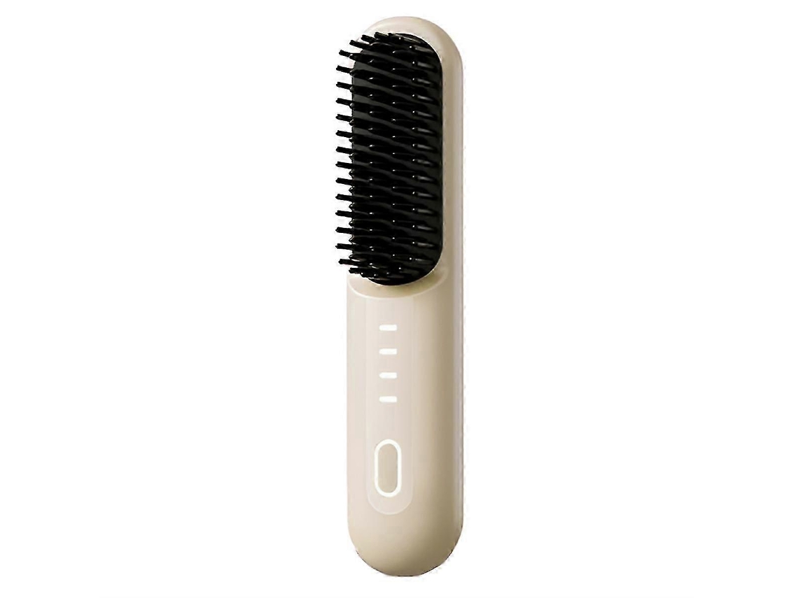 Pente De Cabelo Liso Preguiçoso De Íon Negativo Sem Fio, Pente De Carbono Portátil Sem Danificar O Cabelo Jinyubo Store