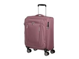 At Mala de Cabine / Trolley 55cm 4r Exp. Wanderlite Malva Galáctica AMERICAN TOURISTER