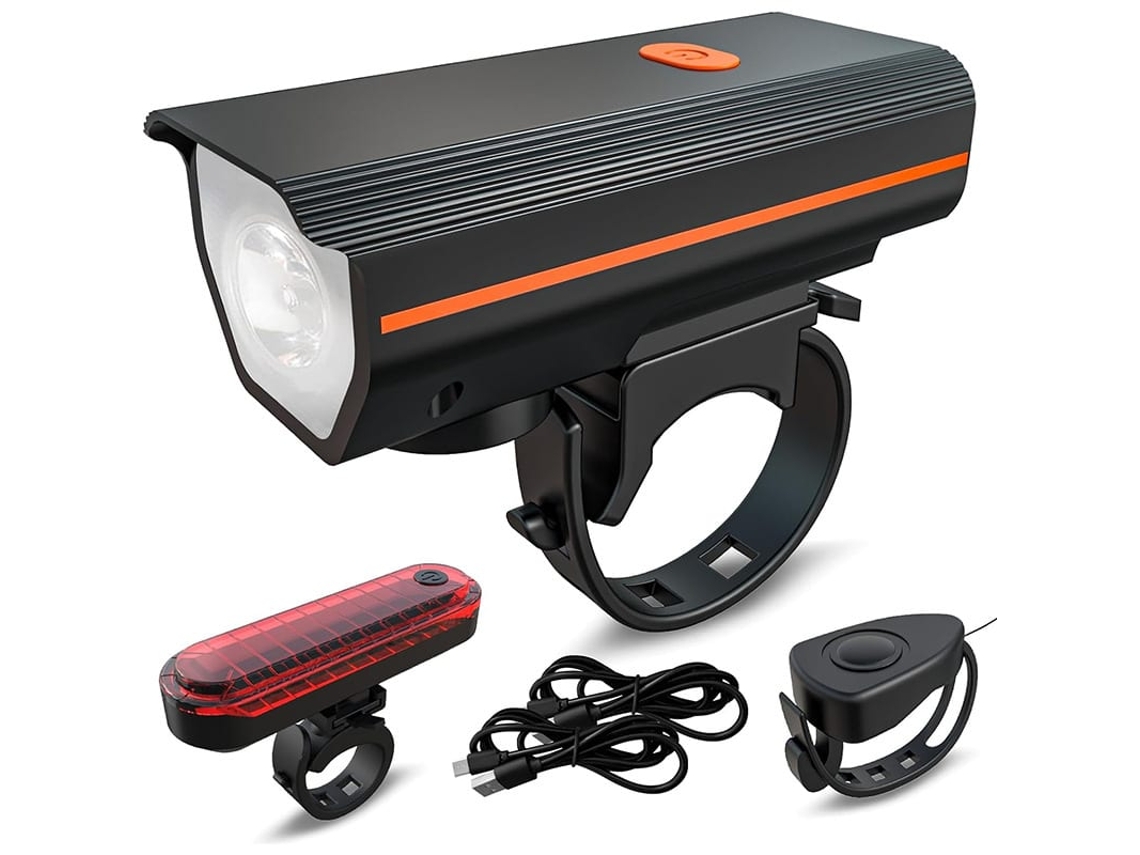 Luzes De Bicicleta Recarregáveis Frontais E Traseiras, Led Ultra Brilhante, Acessórios Para Bicicleta Infantil E Adulto
