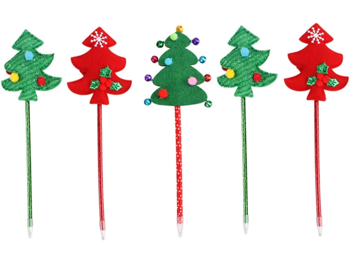 Osaladi Conjunto De 2 Canetas Esferográficas Natal, Cor Rosa Manga,