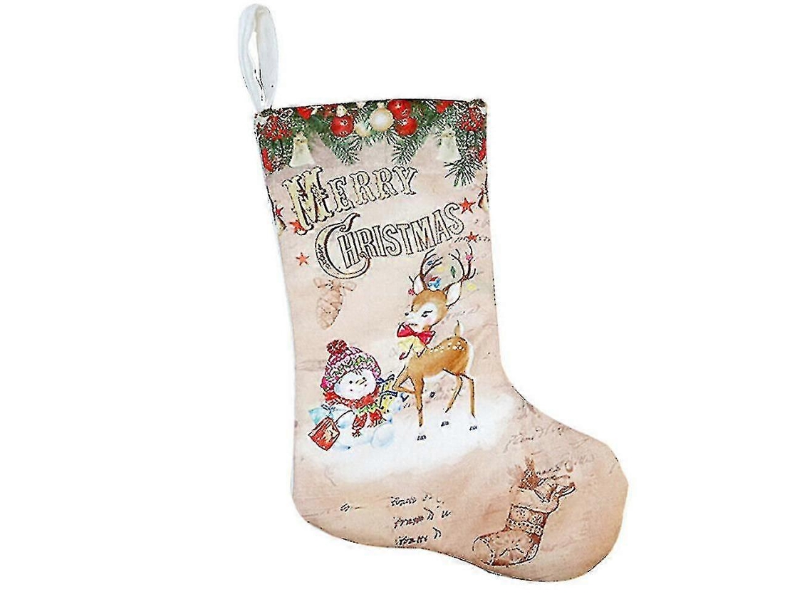 Miniowl Meias Grandes De Papai Noel Feliz Natal Sacola De Doces Para Presente Decoração Para Árvore De Natal Olysi Shop