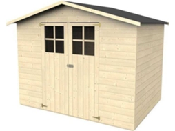 Abrigo de Madeira DECOR ET JARDIN Lodum 12 Mm (242x182 cm - 442 m²)