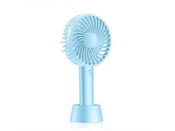 Mini Ventilador Portátil Recarregável Usb (cor: Branco, Sem Bateria Padrão) (a-5-f6)
