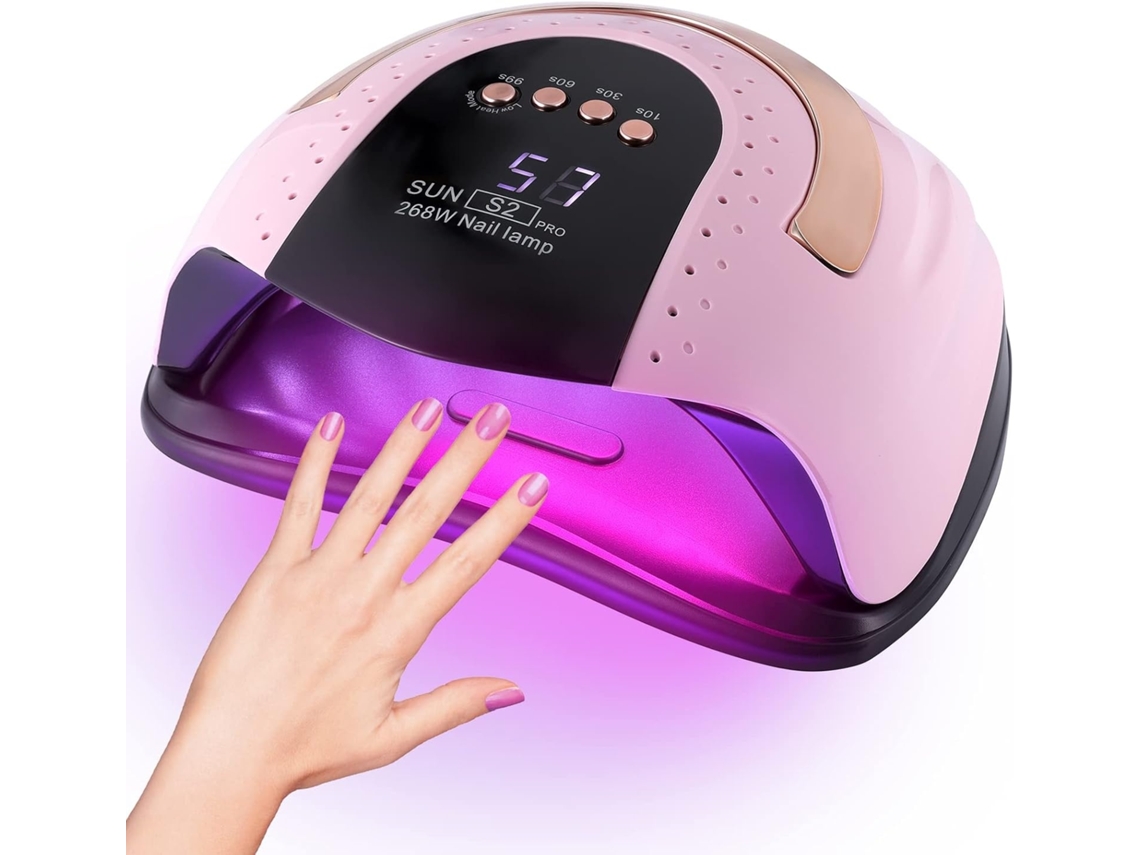 Lâmpada Uv Led Para Unhas 268w Com Sensor Automático Elysve
