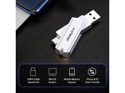 Pen Drive LAXISCREED 256gb Compatível com Macos