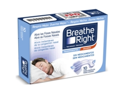 Tiras Nasais Breathe Right Transparentes
