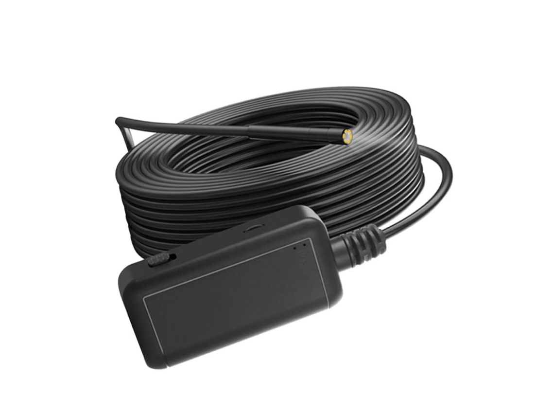 Câmera De Inspeção Endoscópica De Plástico Preto, 1920p, 500w
