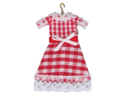 Mali 2 Peças Vestido Casa Boneca Miniatura Trabalho Exquisito Decoração 1/12