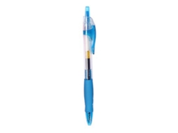 Canetas retráteis Baok de ponta neutra 0,5 mm para estudantes e uso no escritório, azul.