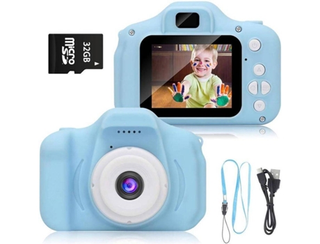 Máquina Fotográfica para Crianças ARTIZLEE CCM01 (Azul - 8 MP - 600 mAh)
