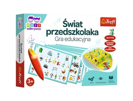 Jogo Educativo Pré Escolar Mundo Mágico Lápis Trefl 02112 Trefl Gry