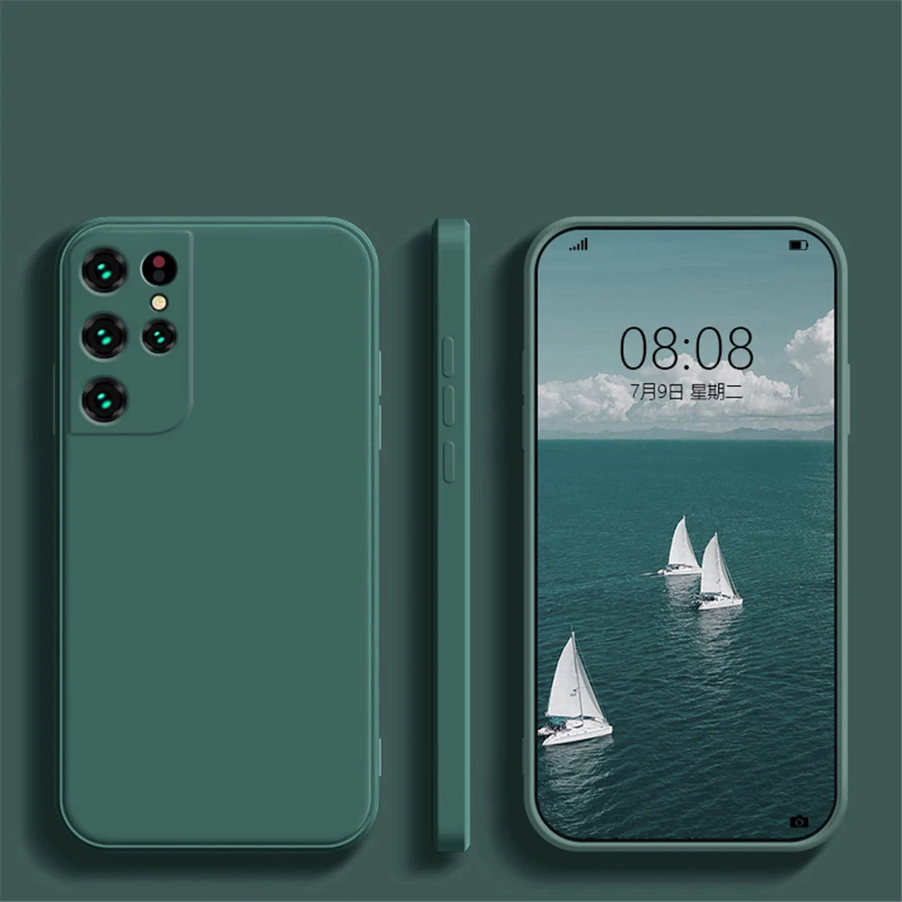 Capa Protetora De Silicone Líquido (verde Escuro A71 4g)