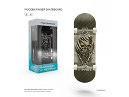 Fingerboard Profissional de Madeira Natural de Ácer Monopatim para Dedos Finger Skate Pequen 29x99mm YUYSAN szhy24