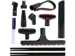 Conjunto De Escovas Para Limpeza Detalhada Com Aspirador Pó, Kit De Acessórios Com 12 Peças, Incluindo Mangueira