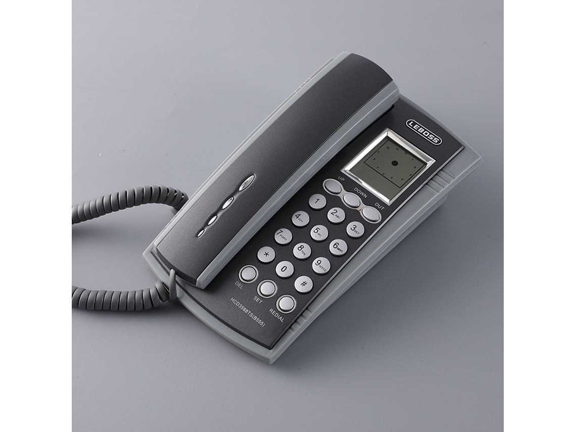 Telefone Com Fio Telefone Residencial Pequeno Telefone Fixo Com Identificador De Chamadas Brilvibera