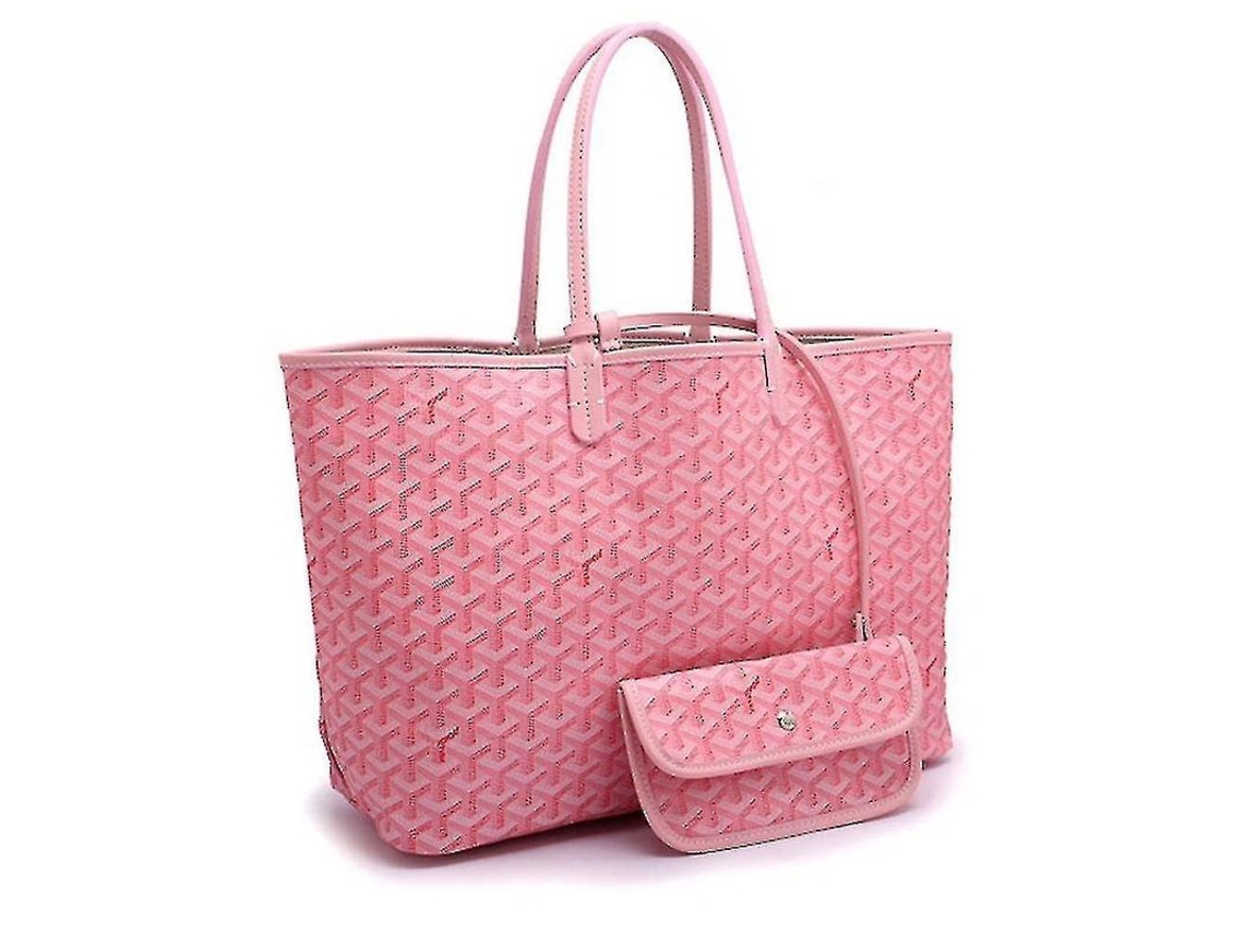 Bolsa Tote de couro PU para mulher, grande capacidade, resistente à água, para praia e uso diário (S/MARCA)