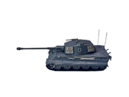 Modelo militar em escala 1:72 do tanque alemão Tiger King, fabricado em metal fundido (MDUG - Tiger King Tank).