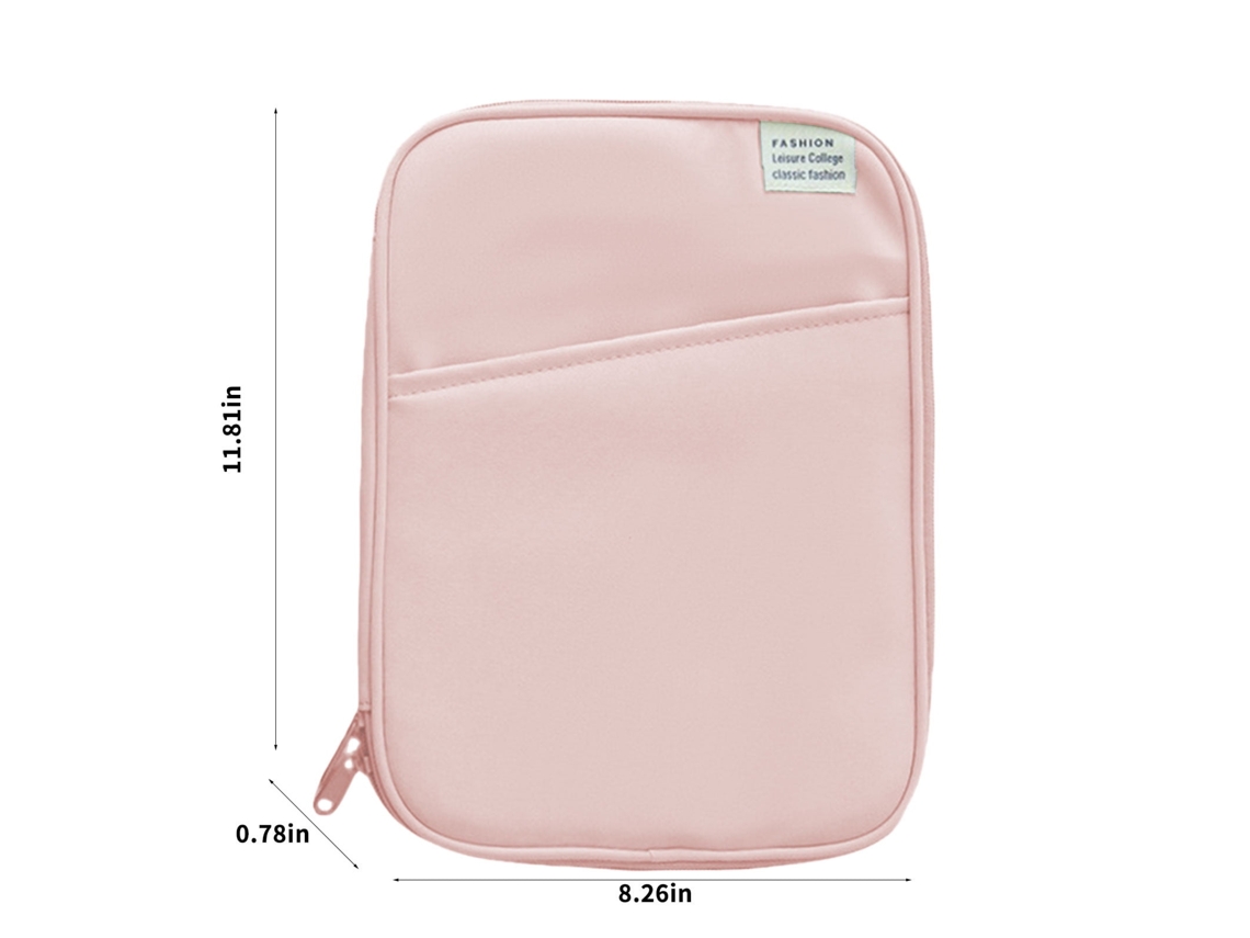 Bolsa Portátil Para Tablet De 11 Polegadas, Capa Protetora Viagens, Rosa.-aquaforge