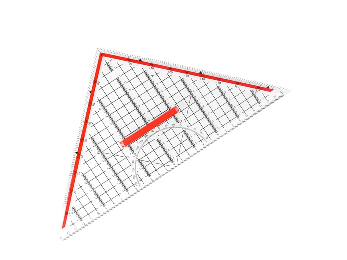 Lurelia Transferidor Flexível Transparente 5 Cm 23 Cm Abs Branco Para Desenho Técnico E Geometria