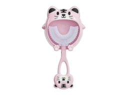 Escova de Dentes Infantil em Formato U, Modelo 2025, para Bebês 2 a 12 Anos, com Cerdas Macias e Boca Silicone. Id Eal Limpeza Esc GOKOCO